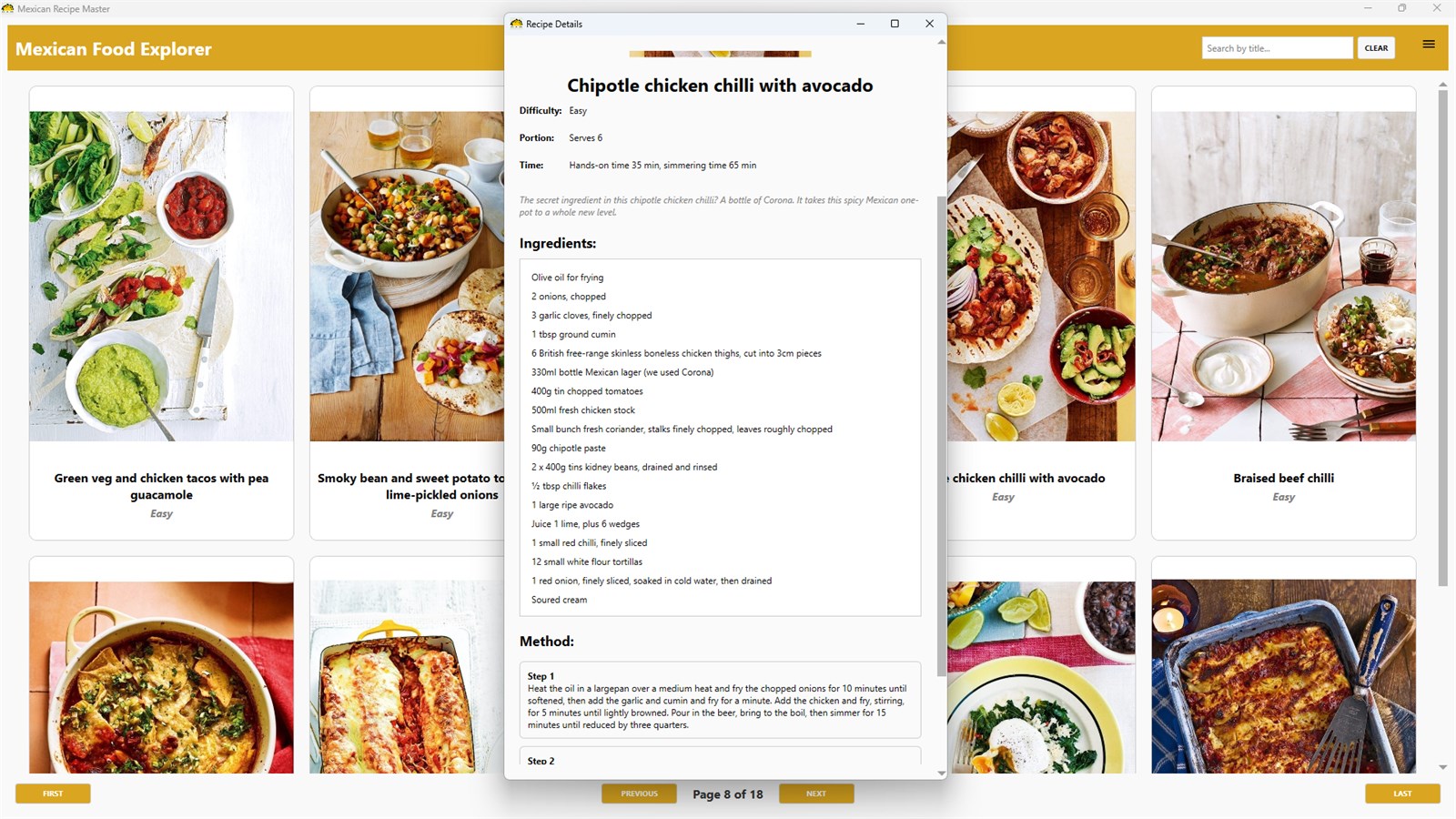 Mexican Recipe Master: Delicious Dishes screenshot 7